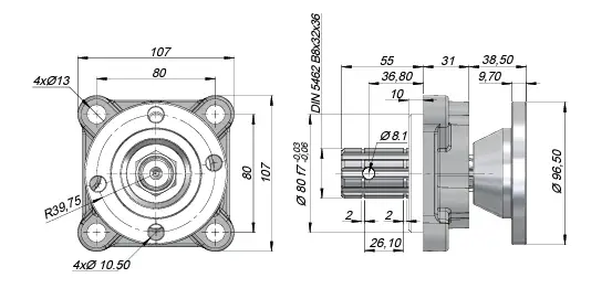 Адаптер-переходник KZL EVSAT 02