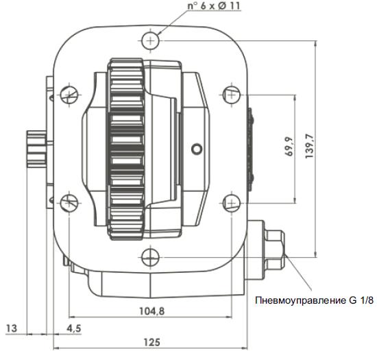 Коробка отбора мощности OMFB 086-072-00138 UNI