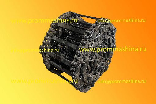 Транспортер в сборе со скребками КО 806 (ПР-50,8) вид 2