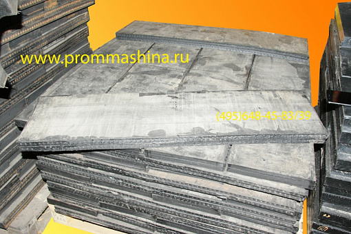 Техпластина армированная 1000х250х55(метал/трос) 