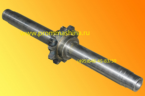 Вал верхний транспортера СЛП-206 (приводной) L=772мм 