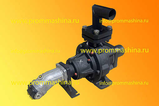 Агрегат насосный 50-160 в сборе с гидромотором и патрубками для автотракторной техники вид 2