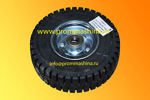 VLE 255/20-75K колесо резиновое, основание - сталь